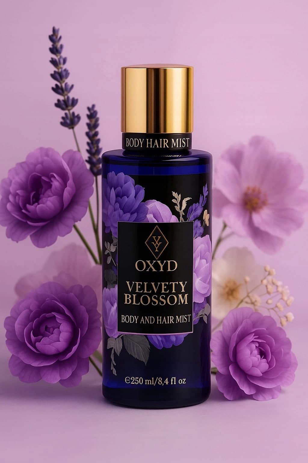 Velvety Blossom - Mgiełka do ciała i włosów 250 ml, farba 250 ml
